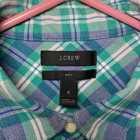 J. Crew Women’s Boy Fit Spring Color Shirt with Pocket Cotton 6 - Picture 3 of 4